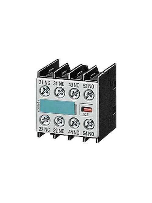 Product image for Siemens 3RH1911-1HA01 230 Volt 6 Amp 4-Pole 1NC Screw Terminal Contactor Auxiliary Switch Block