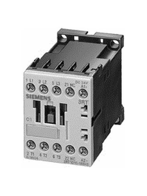 Product image for Siemens 3RT1016-2AB01 24 VAC 9 Amp 7.5 Hp 3-Phase 3-Pole 1NO IEC Contactor