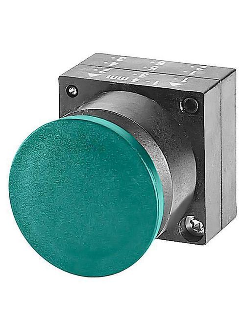 Product image for S-A 3SB3000-1EA21 PUSHBUTTON,MTND,R