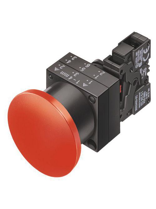 Product image for S-A 3SB3203-1CA21 PUSHBUTTON,MTND,R