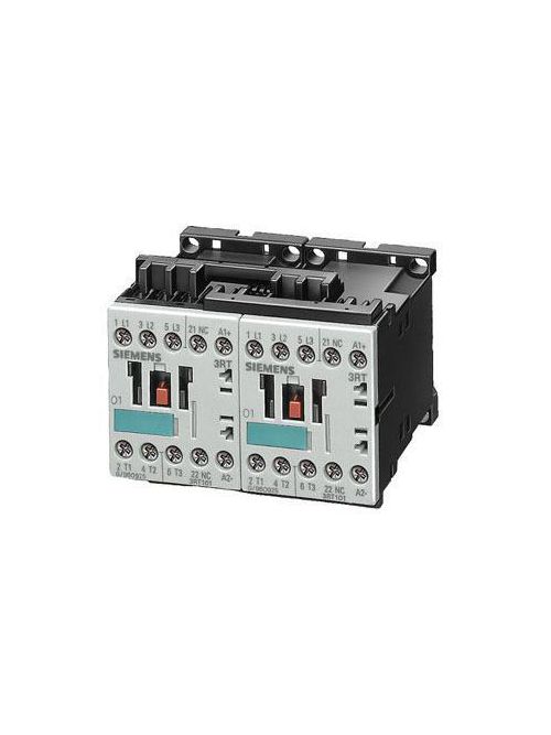 Siemens 3RA1317-8XB30-1AK6 120 VAC 12 Amp 3-Pole Reversing Contactor Product image for Siemens 3RA1317-8XB30-1AK6 120 VAC 12 Amp 3-Pole Reversing Contactor