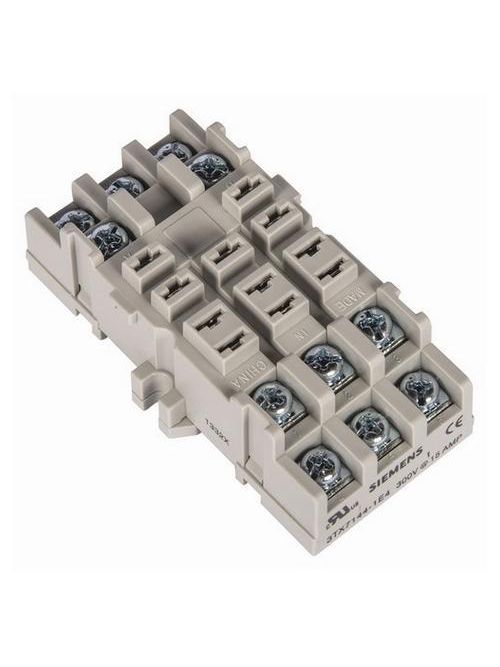 Siemens Industry 3TX7144-1E4 240 VAC 11-Pin Din Rail Mount Screw Terminal Plug-In Relay Socket Siemens Industry 3TX7144-1E4 240 VAC 11-Pin Din Rail Mount Screw Terminal Plug-In Relay Socket