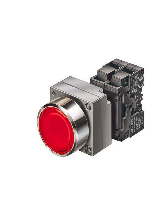 Product image for S-A 3SB3645-0AA41 PUSHBUTTON,MOM,GR