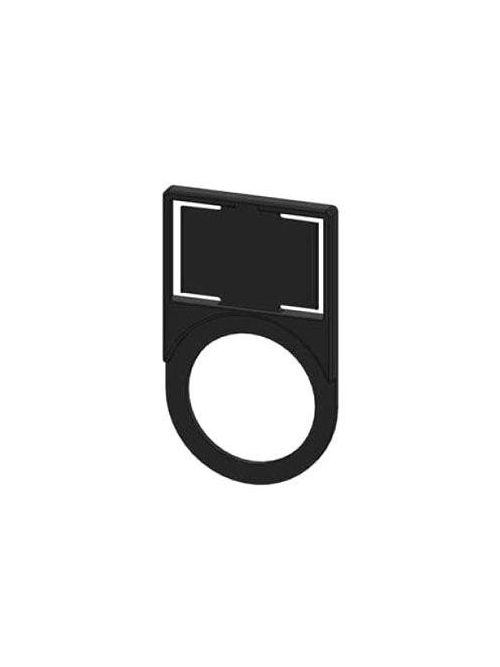 Product image for Siemens 3SB3925-0AV Black Rectangular Push Button Label Plate Holder