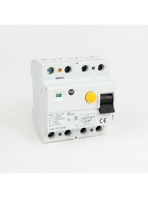 Product image for Allen Bradley 1492-RCD4C25 RESIDUAL CURRENT DEVICES