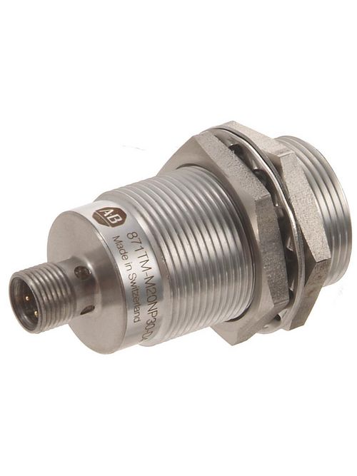 Allen-Bradley 871TM-M20CP30-D4 3-Wire DC Extended Shielded Stainless Steel Proximity Sensor Allen-Bradley 871TM-M20CP30-D4 3-Wire DC Extended Shielded Stainless Steel Proximity Sensor