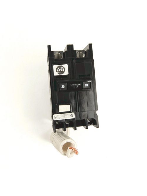 Product image for Allen Bradley 1492-MCGA115 1 Inch 10 kaic 1-Pole 15 Amp Ground Fault Circuit Interrupter