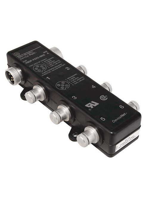 Product image for A-B 1485P-P6R5-MN5 DeviceNet Connec (6) Micro Female / Mini Male/Female Thru-trunk Connection