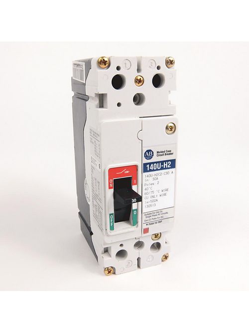 Product image for Allen Bradley 140U-H2C2-C30 30 Amp Molded Case Circuit Breaker