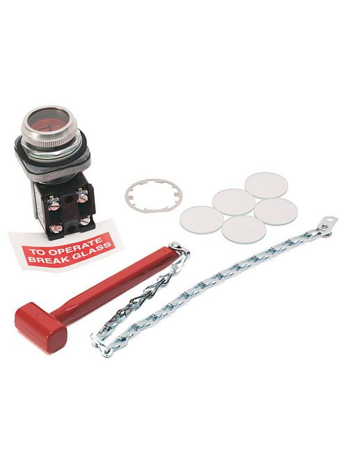 Allen-Bradley 800T-S6M 30 mm Break Glass Kit Allen-Bradley 800T-S6M 30 mm Break Glass Kit