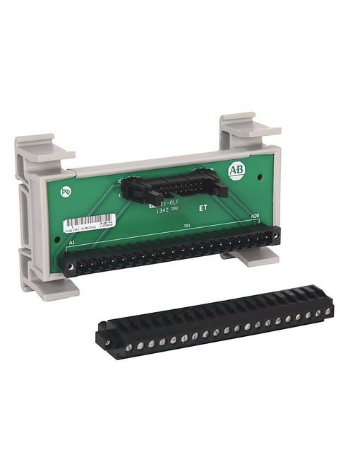 Allen-Bradley 1492-RIFM20F-F24A-2 20-Pin Cable Header Digital Interface Module with Field Removable Terminal Block Allen-Bradley 1492-RIFM20F-F24A-2 20-Pin Cable Header Digital Interface Module with Field Removable Terminal Block