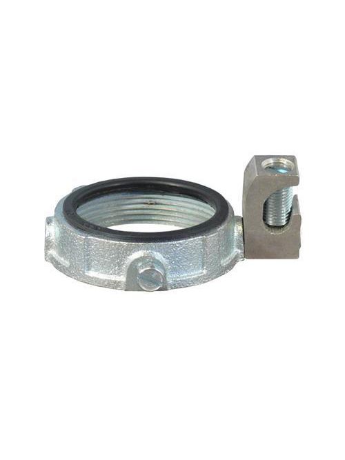 Product image for Appleton GIB-100L-4AC 1" Insulated Grounding Bushing for Threaded Rigid Metal Conduit and IMC - Aluminum