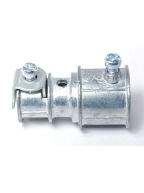 Bridgeport 4057-DC 3/4" EMT to 14/3 - 10/3 AC/MC/FMC Combination Coupling, Die Cast Bridgeport 4057-DC 3/4" EMT to 14/3 - 10/3 AC/MC/FMC Combination Coupling, Die Cast