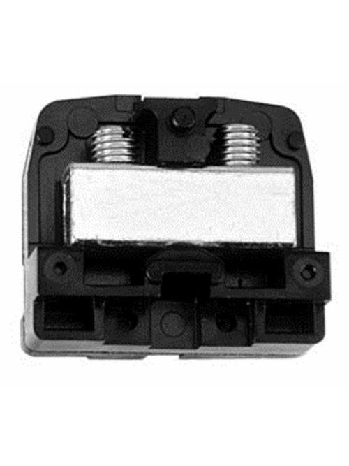 Product image for Ideal Industries 222 85 Amp 600 Volt 18 to 4 AWG Phenolic Flat Base Mount Heavy Duty Terminal Block