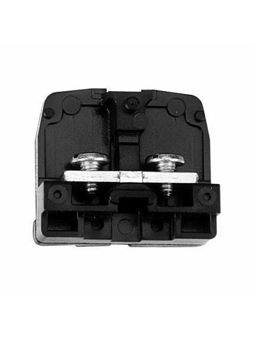 Product image for Ideal Industries 0221 35 Amp 600 Volt 22 to 10 AWG Phenolic Channel Mount Heavy Duty Terminal Block