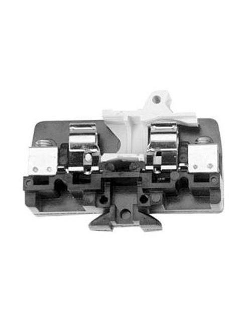 Product image for Ideal Industries 330 600 Volt Phenolic Flat Base Mount Fuse Block End Section