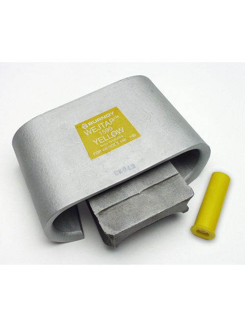 Product image for Burndy WCY71PB WEJTAP Connector, 1133 - 0907 (Run), 1156 - 0947 (Tap), With Yellow Power Booster Assembly