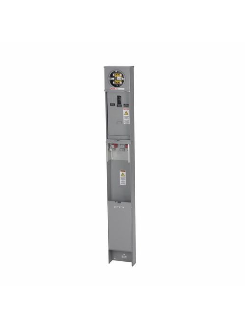 Product image for B-Line Series M2M200PPD 240 Volt 200 Amp 2-Pole 1-Phase 3-Wire Mobile Home Pedestal
