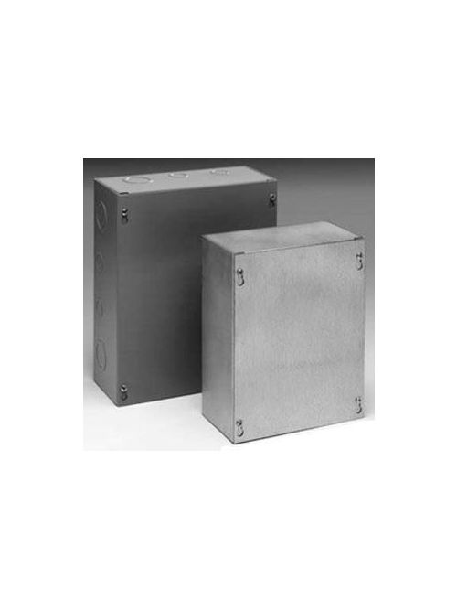 Product image for Eaton B-Line 126SCF 13-1/2 x 7-1/2 Inch 16 Gauge Painted Steel NEMA 1 Flush Enclosure Cover