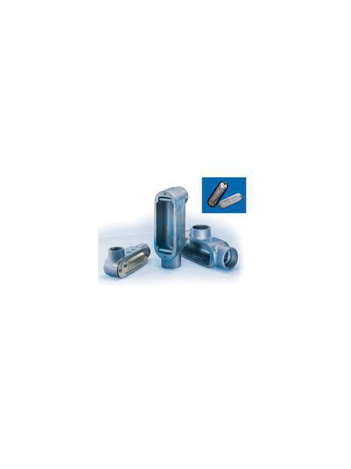 Crouse-Hinds Series LR100M 1 Inch Malleable Iron Form5 Type LR Threaded Rigid Conduit Body Crouse-Hinds Series LR100M 1 Inch Malleable Iron Form5 Type LR Threaded Rigid Conduit Body