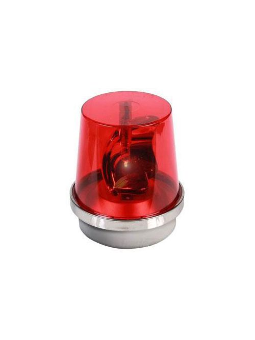 Product image for Edwards Signaling 52R-G5-20WH 24 VAC 0.8 Amp 75 RPM Red Cast Base Rotating Halogen Beacon