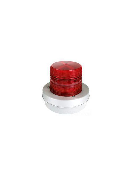 Product image for Edwards Signaling 93R-N5 120 VAC 0.1 Amp Red Cast Base Single Flashing Xenon Strobe Beacon