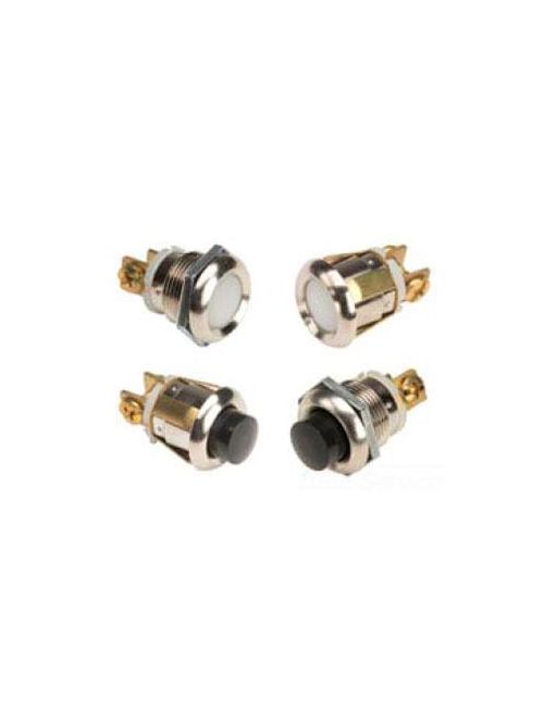 Product image for Edwards Signaling 695-W 12/24/48 Volt 10 Amp Momentary White Protruding Center Low Voltage Push Button