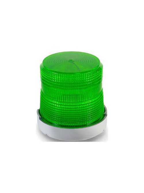 Product image for Edwards Signaling 48SING-N5-25WH 120 VAC 0.2 Amp Green Polycarbonate Steady-On Halogen Beacon