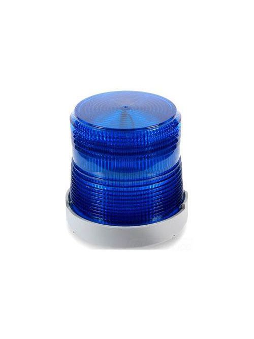 Product image for Edwards Signaling 48FINB-N5-25WH 120 VAC 0.2 Amp Blue Polycarbonate Flashing Halogen Beacon