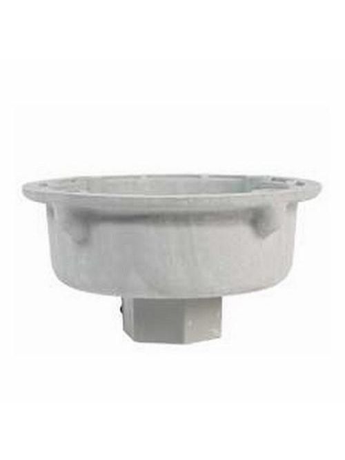 Product image for Edwards Signaling 105PM 4-1/2 x 2-1/4 Inch Flashing Beacon Pipe Mount Attachment