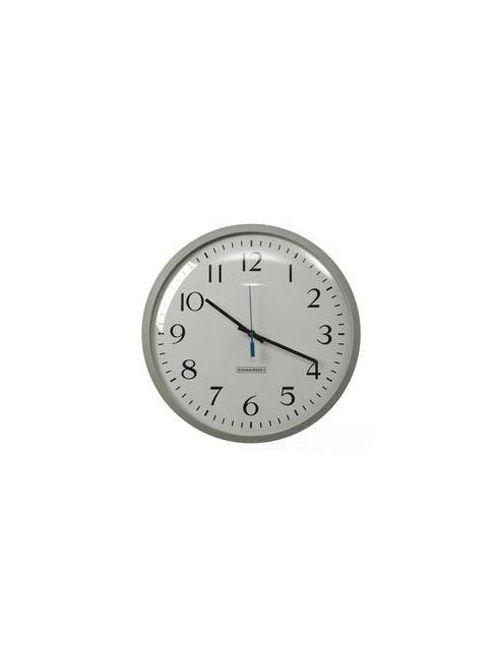 Product image for Edwards Signaling 1887B 12 Inch 1.5 VDC Brown Polystyrene Case Battery Operated Analog Clock