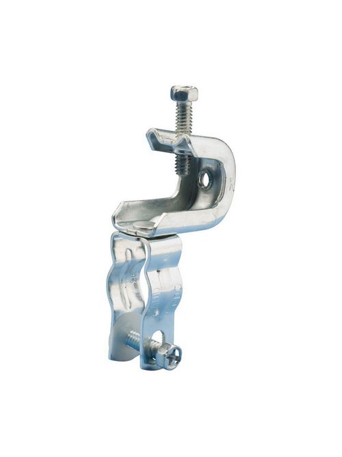 Product image for Caddy BC200CD2B BC200-CD Conduit to Beam Clamp, 1" EMT, 1" Rigid, 1/2" Max Flange