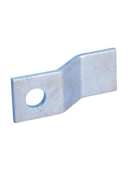 Product image for Erico B101CEOL 1 Hole Offset Lug, Copper, NEMA, 2.5" x 1" x 0.125", 0.438" Hole