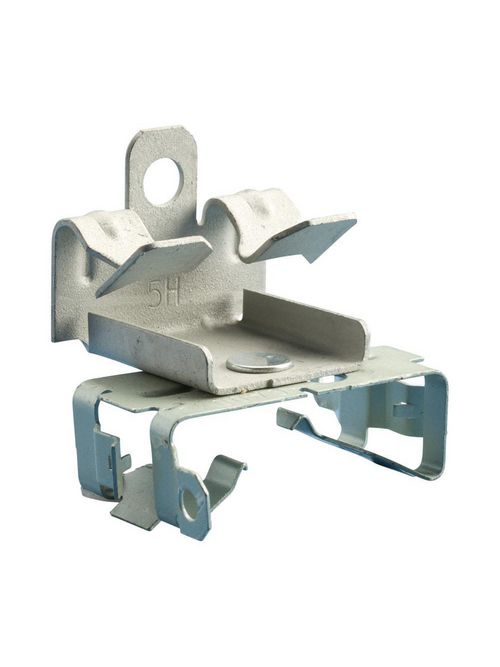 Product image for Caddy MAC224 MC/AC Cable to Flange Clip, Bottom Mount, 1/8"-1/4" Flange, 14-2 to 10-3 MC/AC