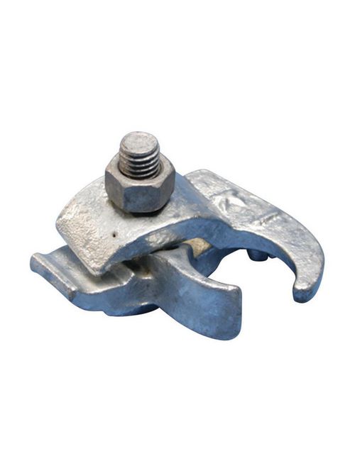 Product image for Caddy ET0200HD ET Edge Type Pipe and Conduit Clamp, 2" Rigid, 2" Pipe, 3/4" Max Flange