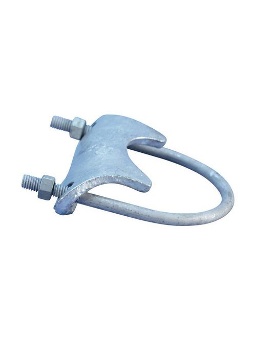 Product image for Caddy RA0400HD RA Right Angle Pipe and Conduit Clamp, 4" Rigid, 4" Pipe, 3/4" Max Flange