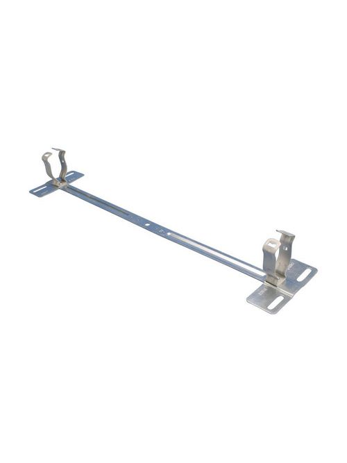 Product image for Caddy 6MB18ACO B18-CO Box/Multiple Conduit Hanger, 3/8" Flexible, 14-2 to 12-3 MC/AC, 1/4" Hole, Plain