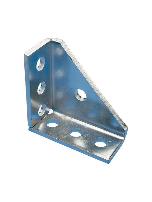 Product image for Caddy L23U0000EG 3-3-1 Hole Corner Gusset, 4 1/8" x 4 1/8"
