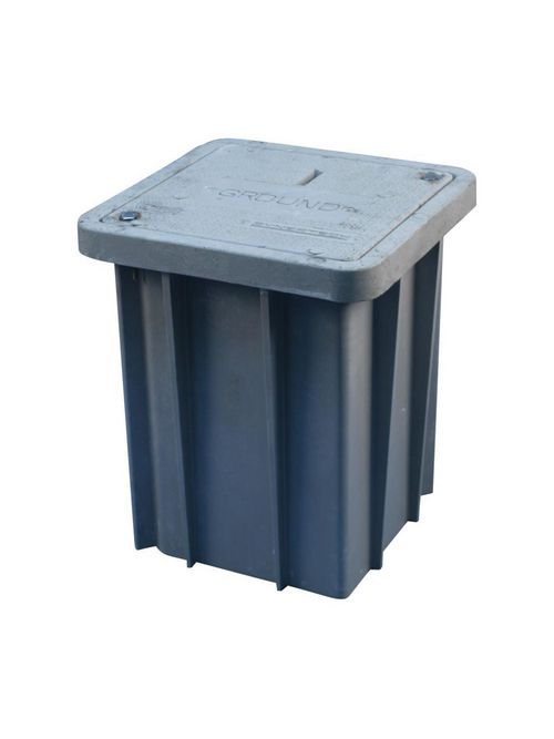 Product image for Erico T416E Inspection Housing, Lightweight Polymer Concrete, Polymer Concrete, 18" x 15.4" x 15.4"