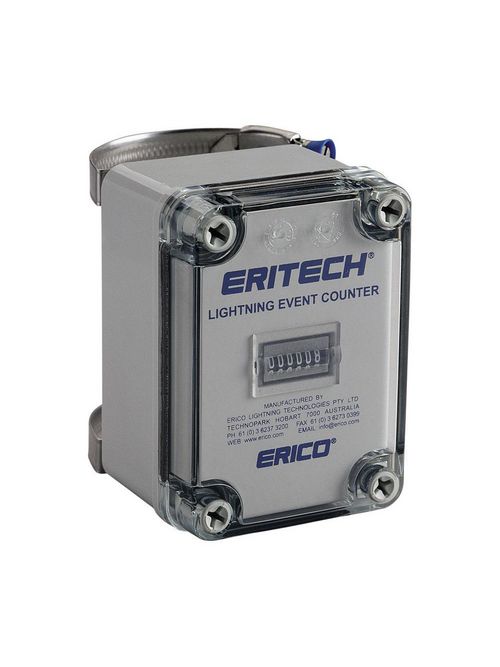 Product image for Erico LECIV Mechanical Lightning Event Counter (2 kA 8/20 ?s) Trip Threshold