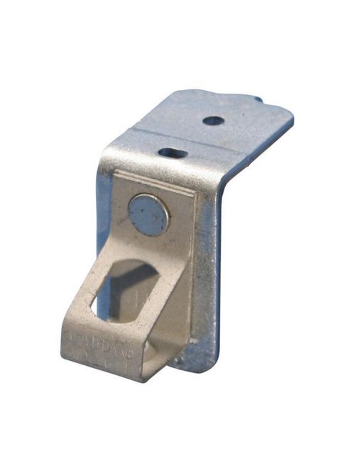 Product image for Caddy 6TIAFAB3 Thread Install Rod Hanger with Pin Driven Angle Bracket, 3/8" Hole 1, Threaded