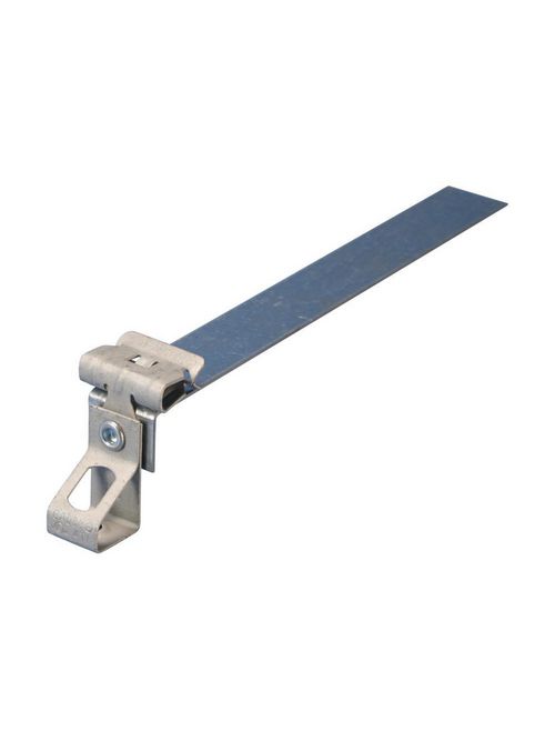 Product image for Caddy C4TI58 H-Ti/TR Rod to Flange Clip with Retainer, 1/4" Rod, 5/16"-1/2" Flange