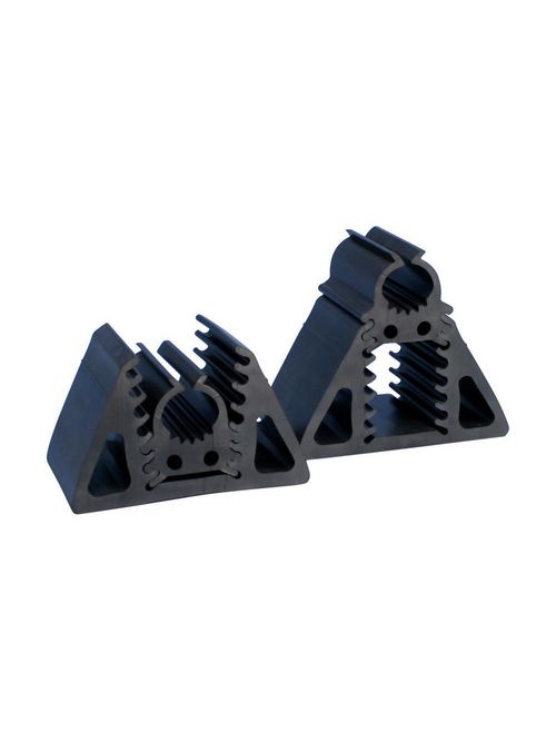 Product image for Caddy RPSE1H24 Rooftop Pyramid EZ Rubber-Based Adj. Supp. 1" Rigid/Pipe 1.315" OD 1 3/4"-4"