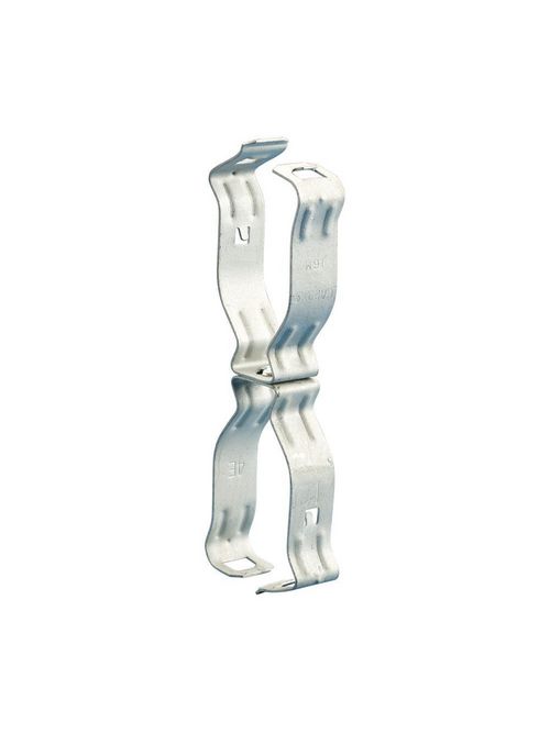 Product image for Caddy 1616M Snap Close Conduit to Conduit Clamp, 1" EMT1, 1" EMT2, 1" Min OD1, 1" Min OD2