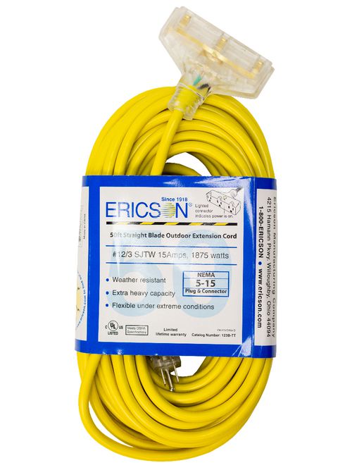 Product image for ERIC 123B-TT CRDST #12/3 SJTW-Y 50'