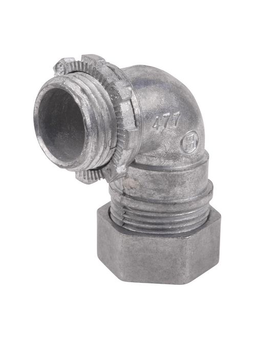 Steel City TC911-SC 1/2 Inch 90 Degree EMT Die-Cast Compression Connector Steel City TC911-SC 1/2 Inch 90 Degree EMT Die-Cast Compression Connector