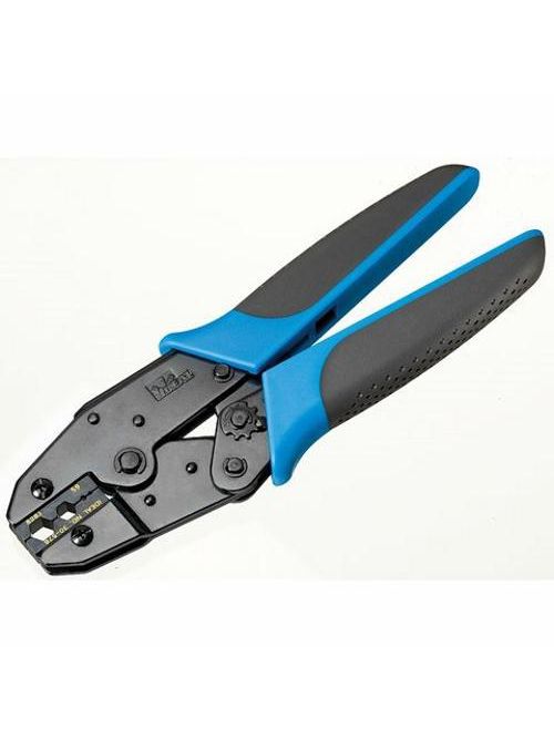 Product image for Ideal Industries 30-483 RG59/6 Connector Cushioned Grip Handle Ratcheting Crimping Tool with Die