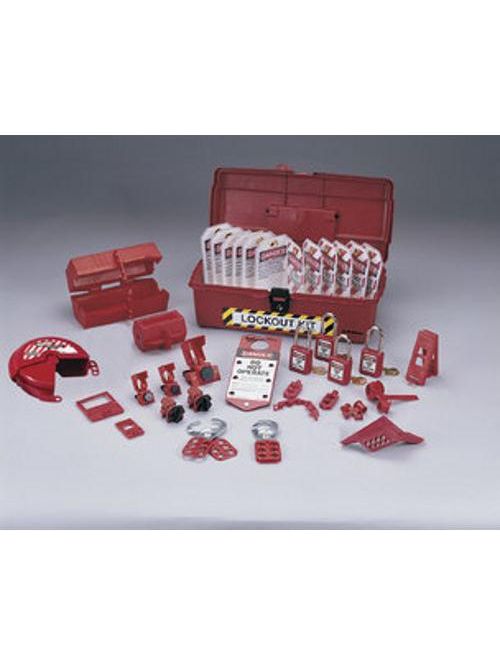 Ideal Industries 44-974 35-Piece Polypropylene Plastic Lockout Kit Ideal Industries 44-974 35-Piece Polypropylene Plastic Lockout Kit