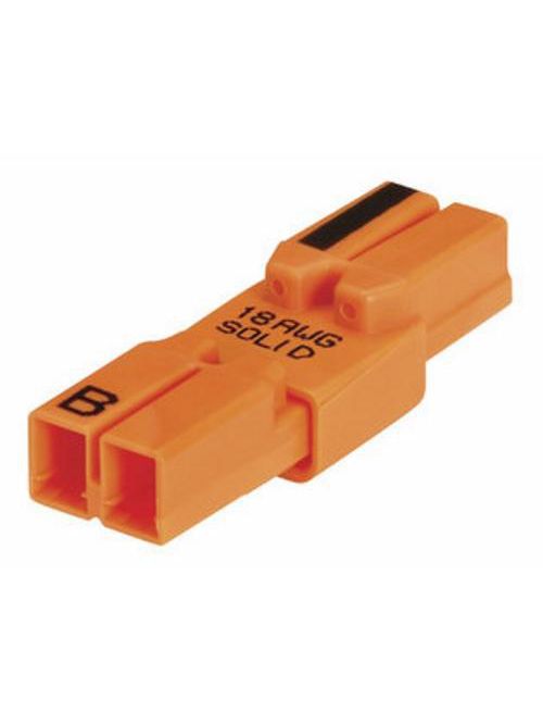 Ideal Industries 30-682 3 Amp 600 Volt 18 AWG Line/Ballast Orange 2-Wire Luminaire Disconnect Ideal Industries 30-682 3 Amp 600 Volt 18 AWG Line/Ballast Orange 2-Wire Luminaire Disconnect