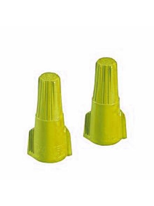 Product image for Ideal 30-160Y MudBug® Utility Wire Connector, (60), 600V, #20-10 AWG, Yellow (25/Box)